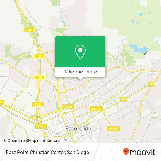 East Point Christian Center map