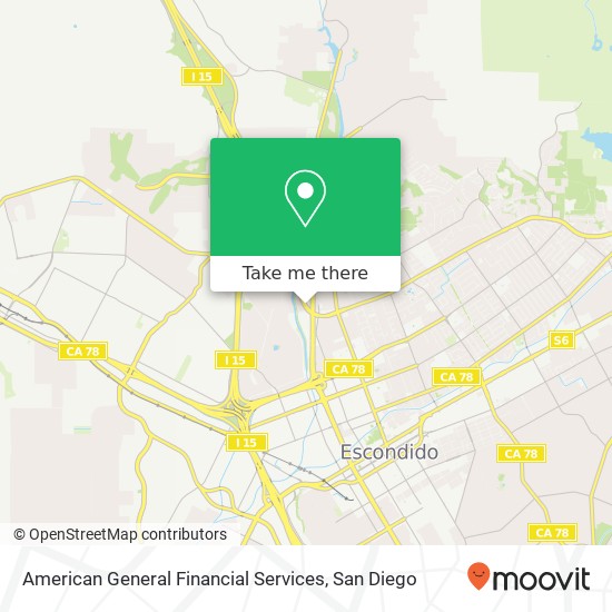 Mapa de American General Financial Services