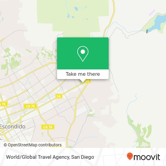 World/Global Travel Agency map