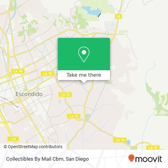 Collectibles By Mail Cbm map