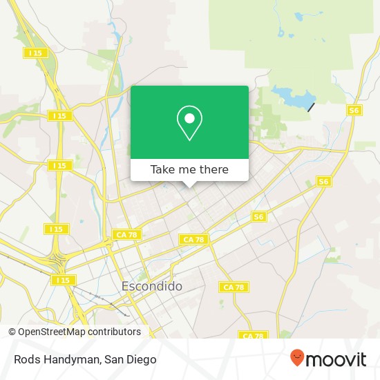 Rods Handyman map