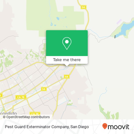 Pest Guard Exterminator Company map