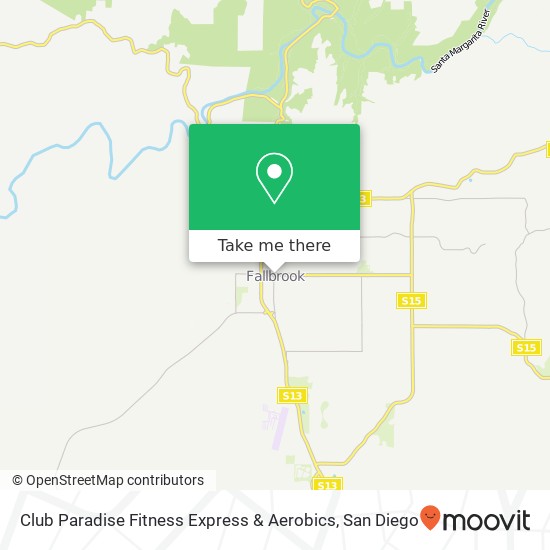 Club Paradise Fitness Express & Aerobics map