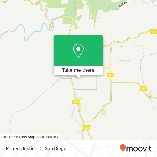 Mapa de Robert Justice Dr