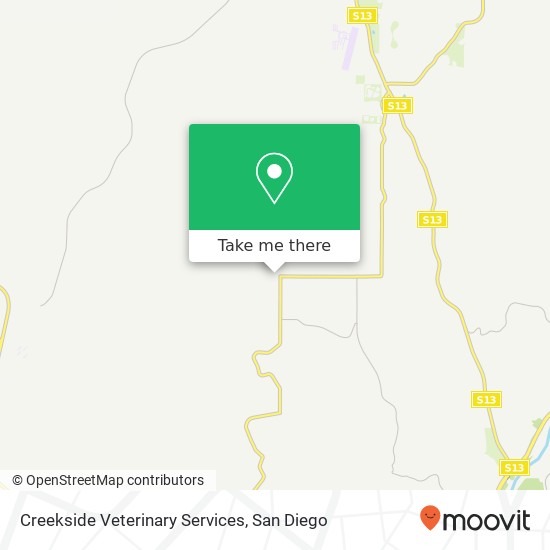 Creekside Veterinary Services map