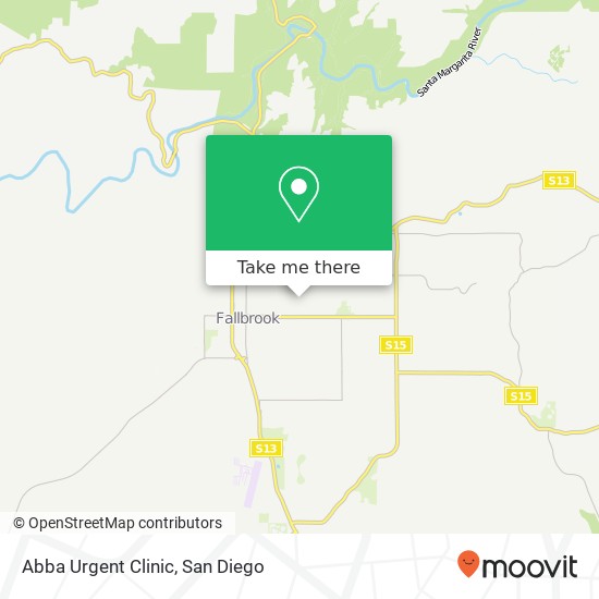 Abba Urgent Clinic map