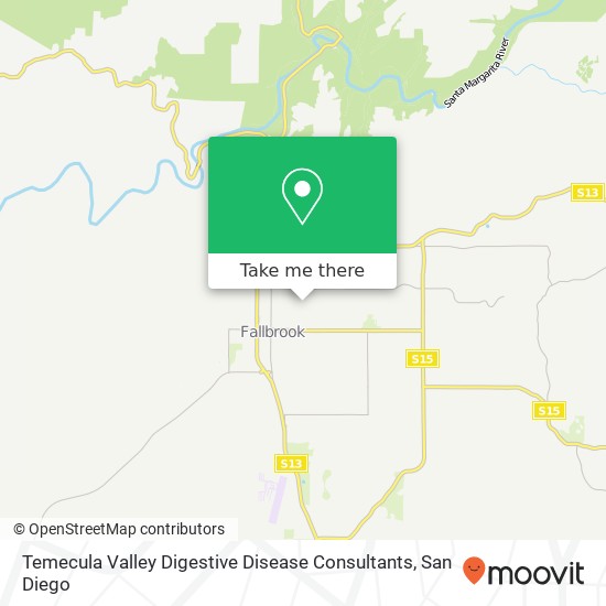 Temecula Valley Digestive Disease Consultants map