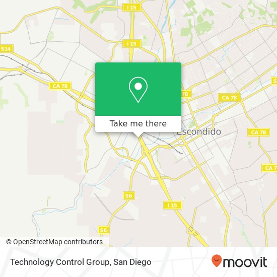 Mapa de Technology Control Group