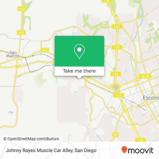 Mapa de Johnny Rayes Muscle Car Alley