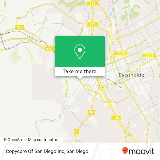 Copycare Of San Diego Inc map