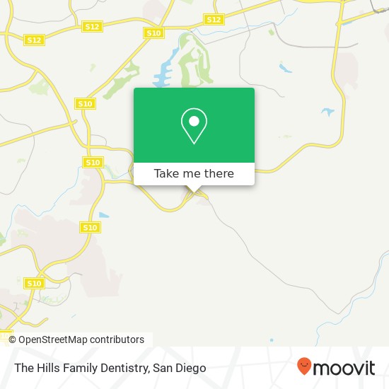 The Hills Family Dentistry map