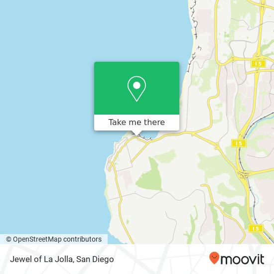 Mapa de Jewel of La Jolla