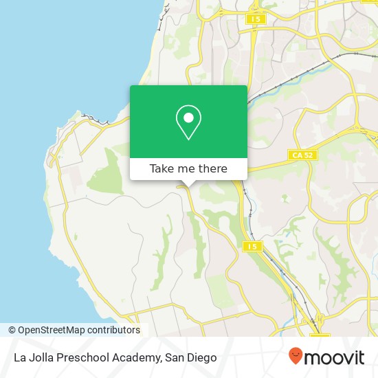 La Jolla Preschool Academy map