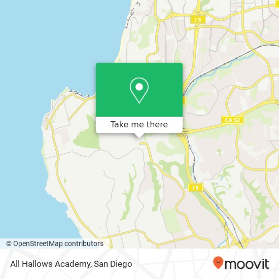 All Hallows Academy map