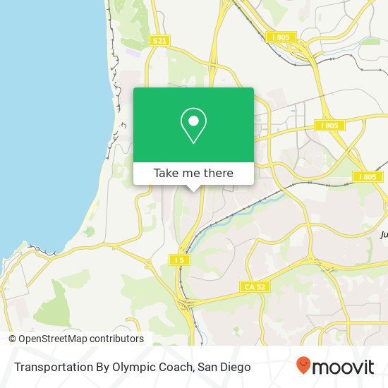 Transportation By Olympic Coach map