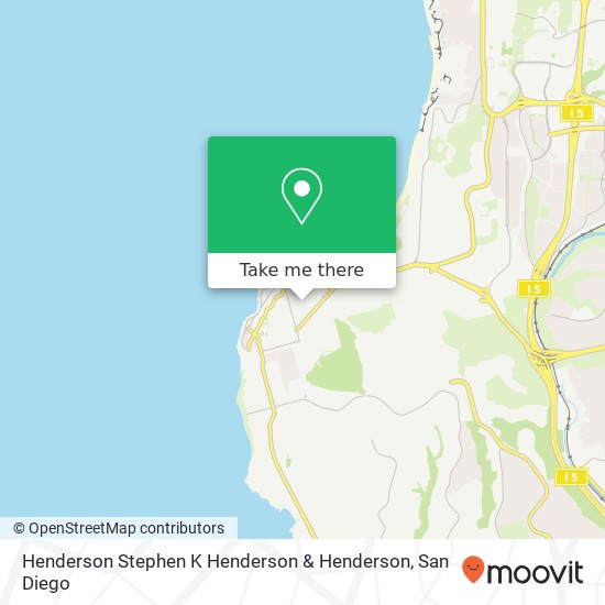 Mapa de Henderson Stephen K Henderson & Henderson