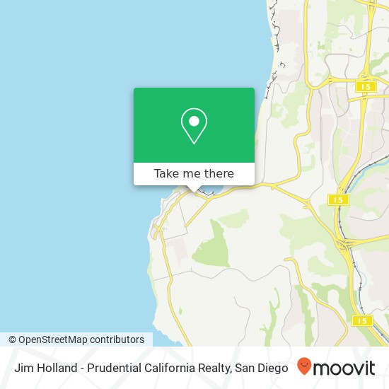 Mapa de Jim Holland - Prudential California Realty