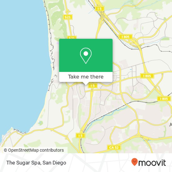 The Sugar Spa map