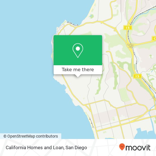 California Homes and Loan map