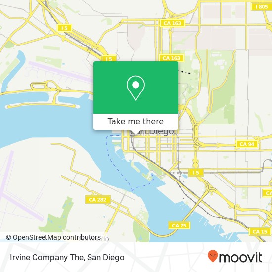 Mapa de Irvine Company The
