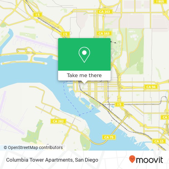 Columbia Tower Apartments map