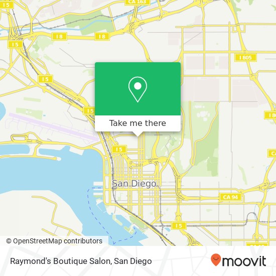 Raymond's Boutique Salon map