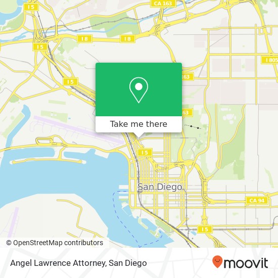 Angel Lawrence Attorney map