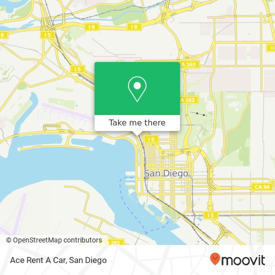 Mapa de Ace Rent A Car