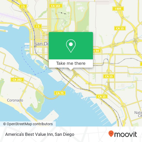 America's Best Value Inn map