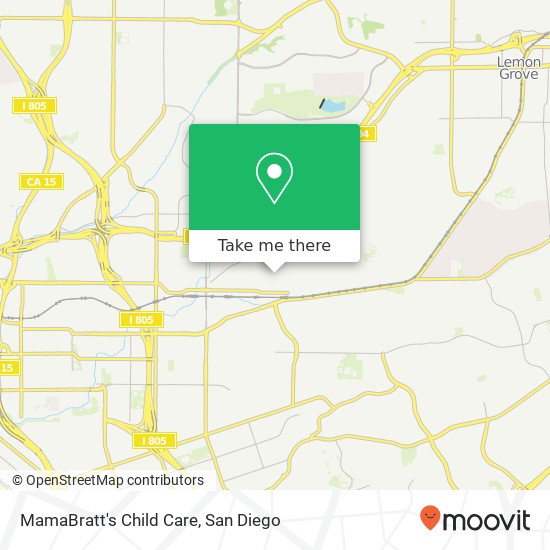 Mapa de MamaBratt's Child Care