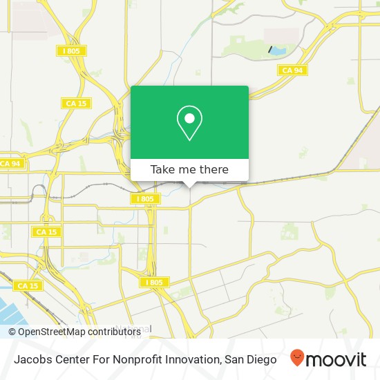 Jacobs Center For Nonprofit Innovation map