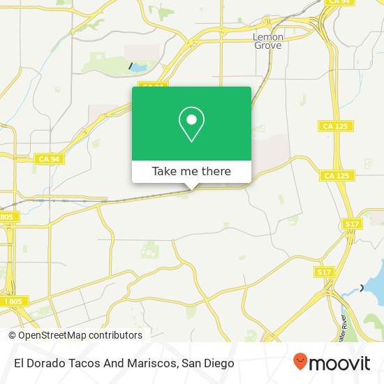 Mapa de El Dorado Tacos And Mariscos