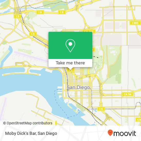 Moby Dick's Bar map