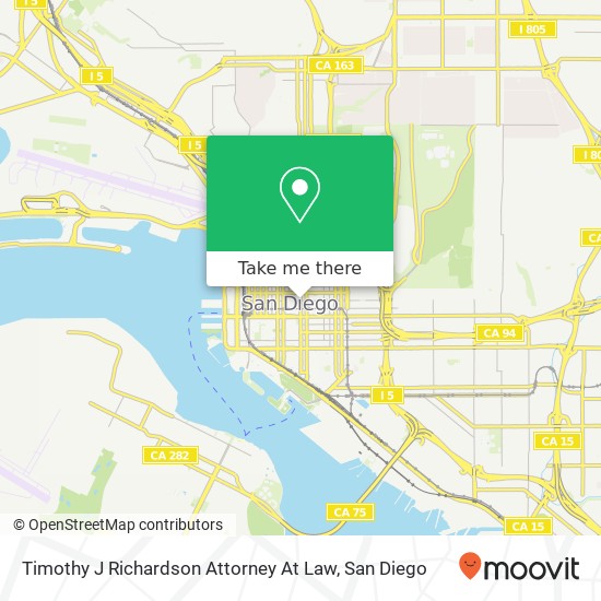 Mapa de Timothy J Richardson Attorney At Law