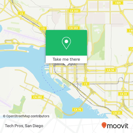 Tech Pros map