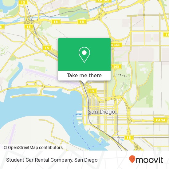 Mapa de Student Car Rental Company