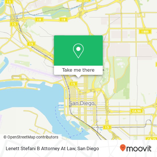Lenett Stefani B Attorney At Law map
