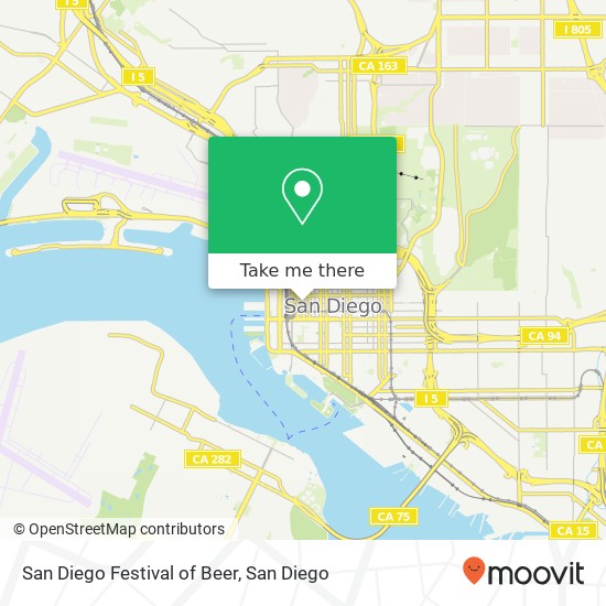 San Diego Festival of Beer map