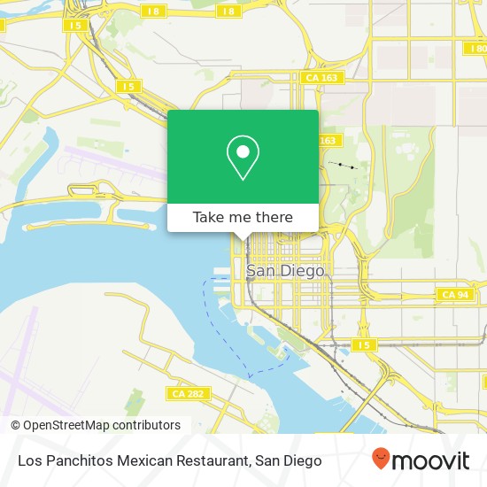 Mapa de Los Panchitos Mexican Restaurant