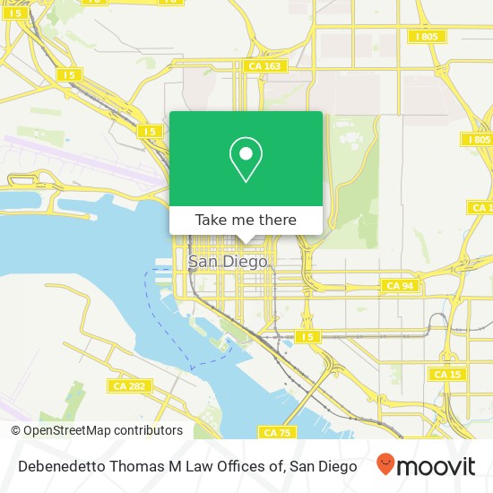 Mapa de Debenedetto Thomas M Law Offices of