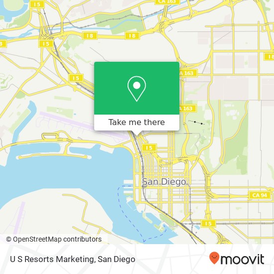Mapa de U S Resorts Marketing