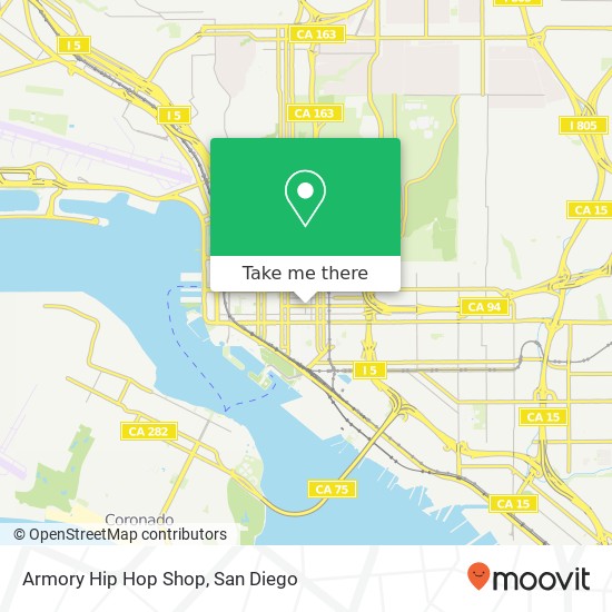 Mapa de Armory Hip Hop Shop
