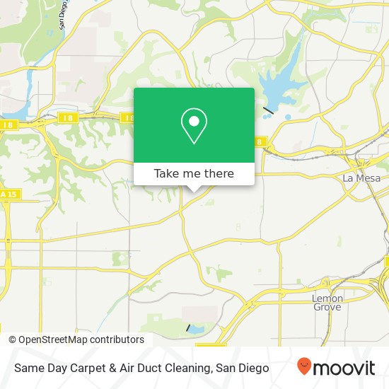 Mapa de Same Day Carpet & Air Duct Cleaning