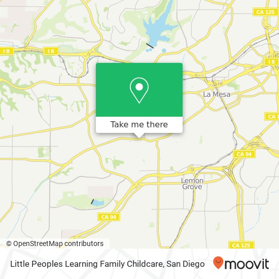 Mapa de Little Peoples Learning Family Childcare