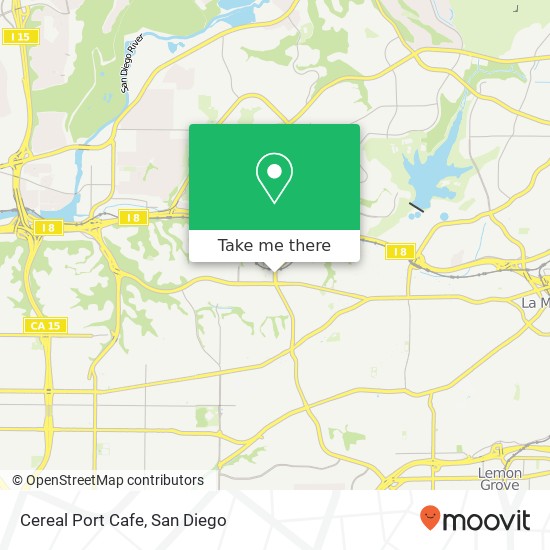 Cereal Port Cafe map