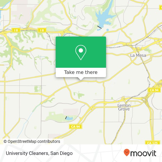 Mapa de University Cleaners