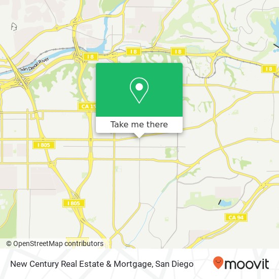 Mapa de New Century Real Estate & Mortgage