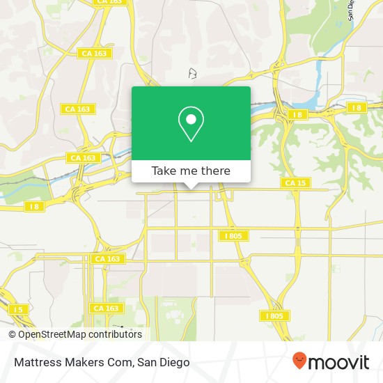 Mapa de Mattress Makers Com