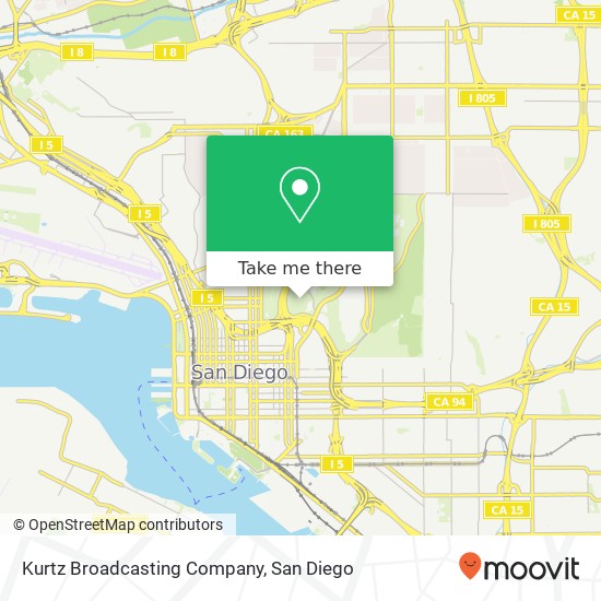 Mapa de Kurtz Broadcasting Company