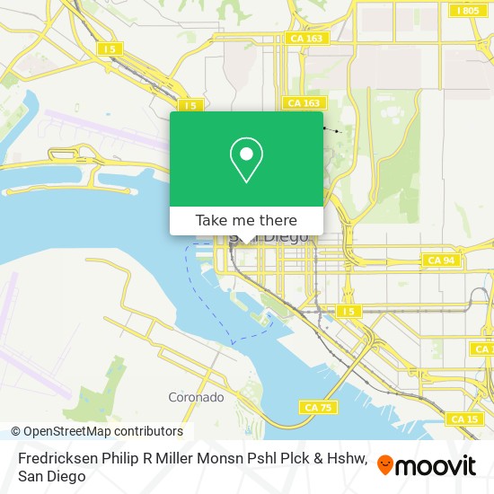 Mapa de Fredricksen Philip R Miller Monsn Pshl Plck & Hshw